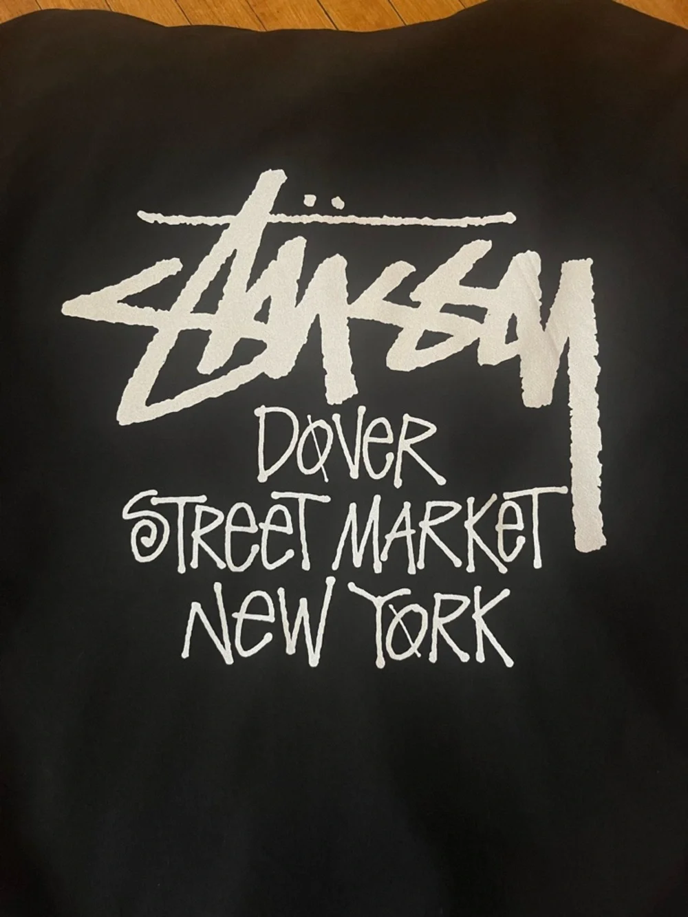 Stüssy x Dover Street Market New York Black Zip Up Hoodie - Picture 3 of 10